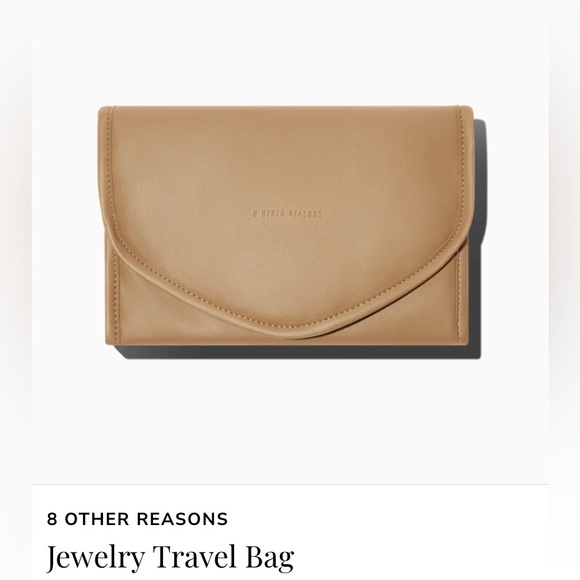 8 Other Reasons Tan Jewelry Travel Bag - NWT - Picture 1 of 12